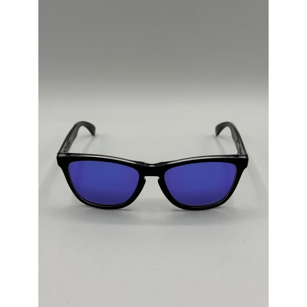 Oakley Frogskins Black Purple Checkered Sunglasses OO9013-B955 55-17 139